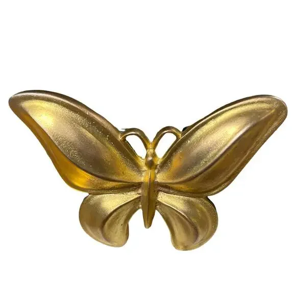 Vintage Made in the USA black leather butterfly belt sz small NWOT - Picture 2 of 4